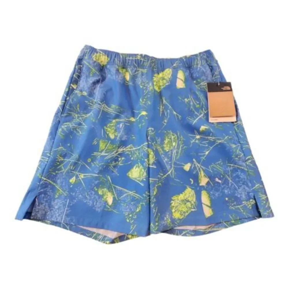 The North Face Flash Dri Men's Wander Swim Shorts‎ Small Blue Green Standard Fit